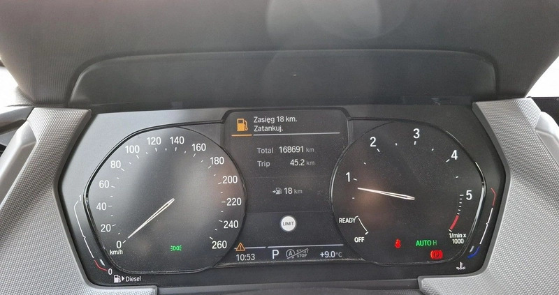 BMW Seria 1 cena 75900 przebieg: 168690, rok produkcji 2020 z Swarzędz małe 379